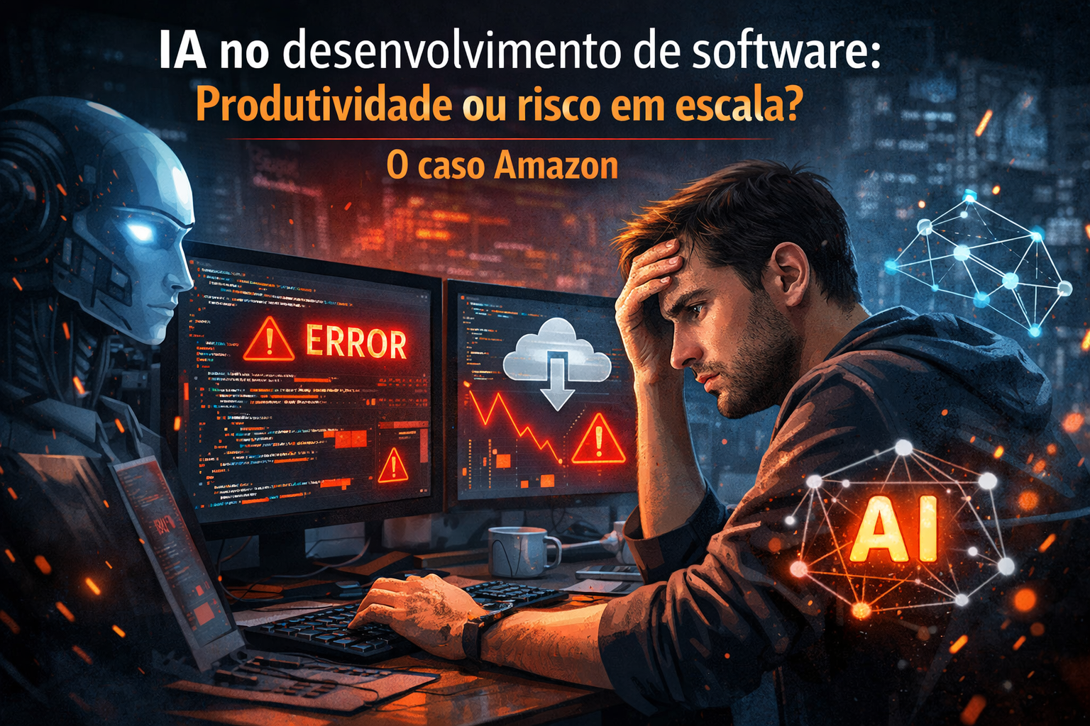 IA no desenvolvimento de software: produtividade ou risco em escala? O caso Amazon
